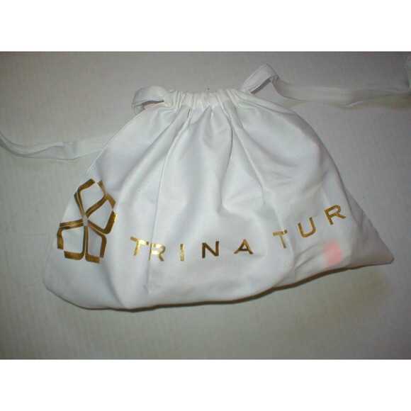 New NWT Trina Turk Designer Handbag Red Purple Tan Leather Flap Silver Womens - Picture 10 of 10